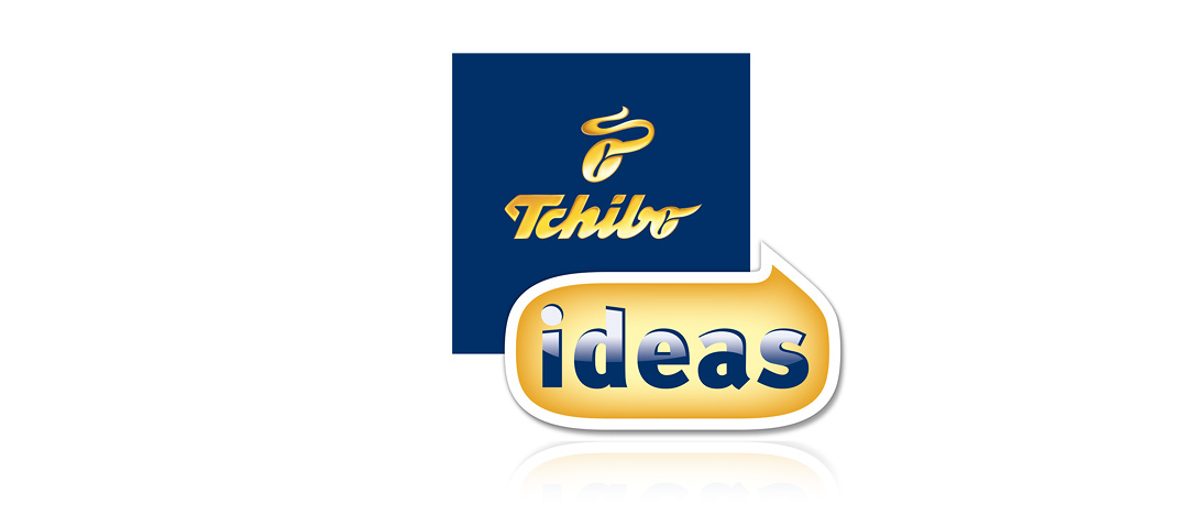 The logo of the crowd-sourcing campaign „Tchibo ideas“