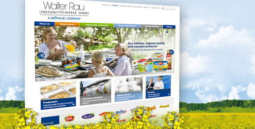 Walter Rau - Website relaunch
