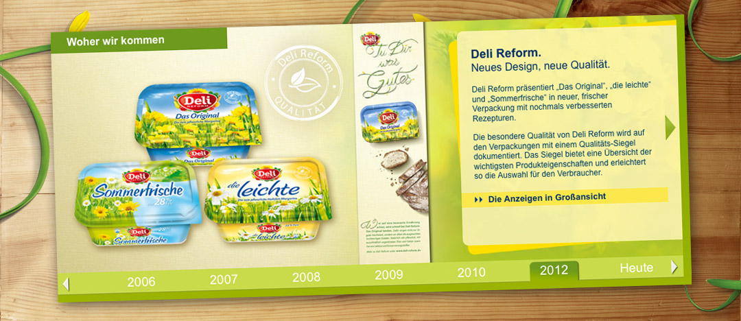 Tu dir was gutes neues Deli Reform neues Design 2012