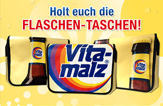 Vitamalz Facebook-Gewinnspiel mit Verlosung von exklusiven Vitamalz-Taschen